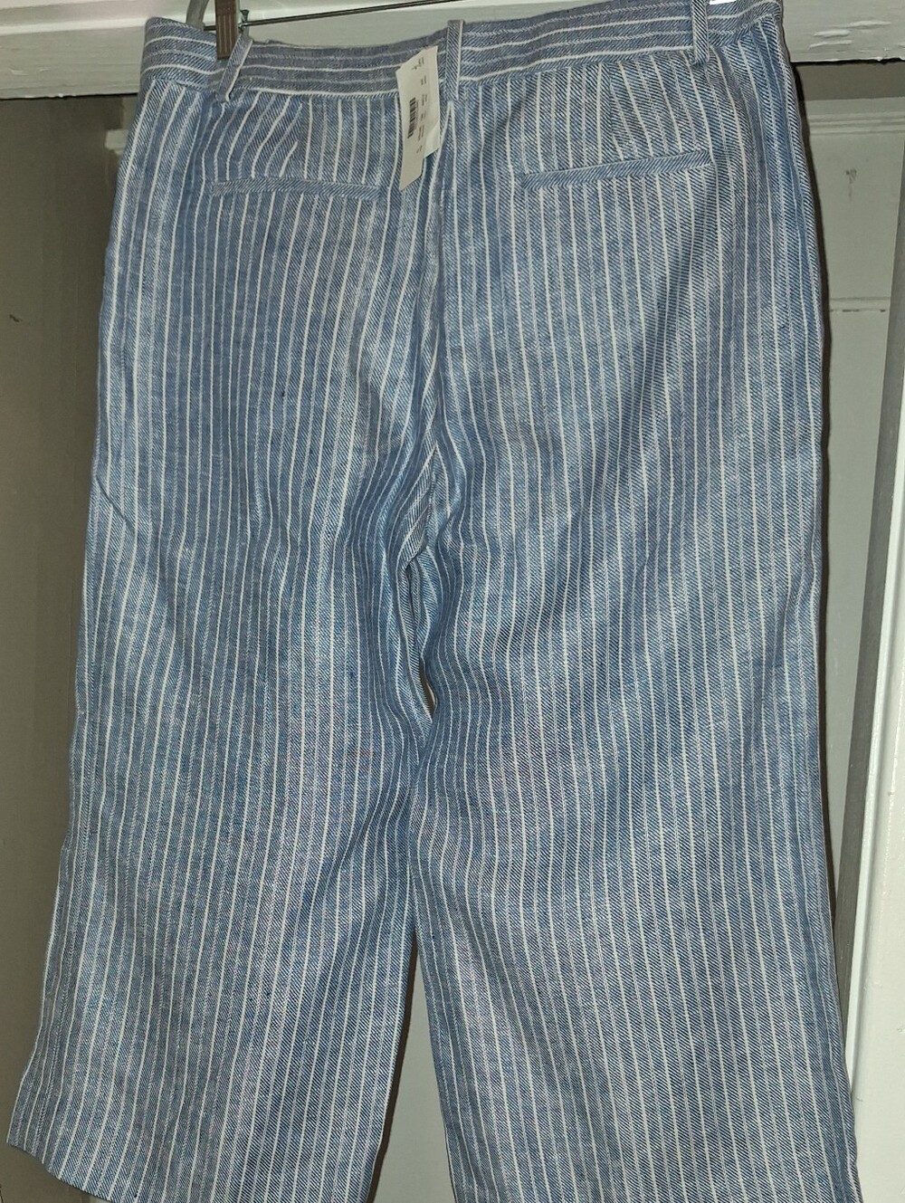 J. Crew Blue and White Striped Capris - Picture 5 of 6